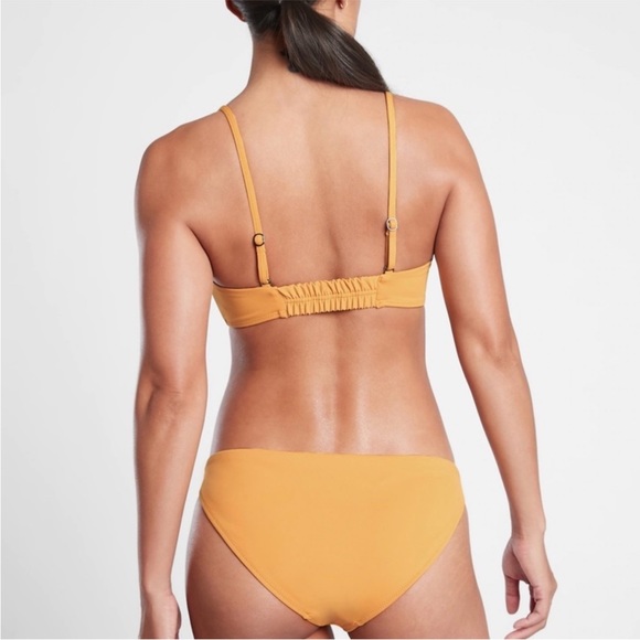 ATHLETA Women’s Sculpted Bikini Top - Size XL in Abyssinian Yellow (Orange) NWT - Picture 4 of 6